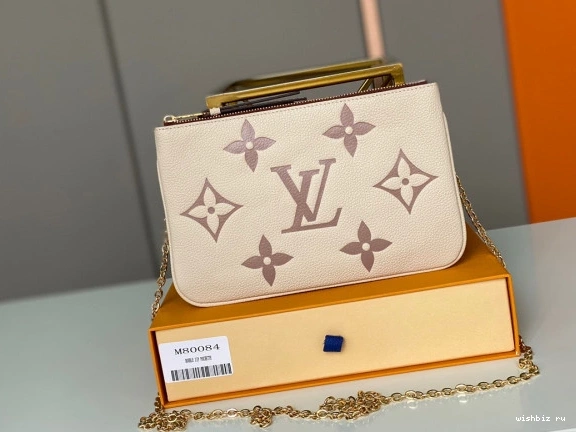 WIS ZIP LOUIS VUITTON DOUBLE POCHETTE 1018